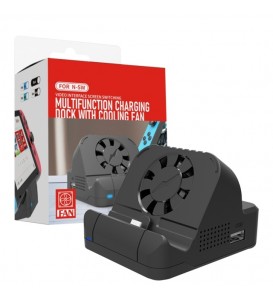 Nintendo Switch video interface screen switching multifuntion charging dock with cooling fan